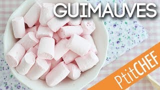 Recette de guimauves  marshmallows à la grenadine  Ptitchefcom [upl. by Harpole251]