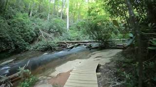 Virtual Treadmill Walking  Trail with Rivers and Waterfalls  Table Rock State Park [upl. by Kramlich]