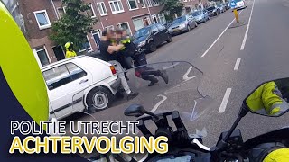 Achtervolging door politie Utrecht in de stad  Politievlogger JanWillem [upl. by Nam991]