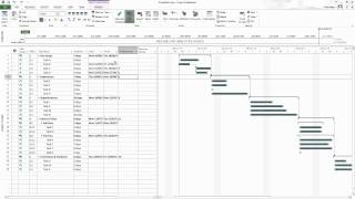 Simple Project Plan in Microsoft Project [upl. by Annaear]