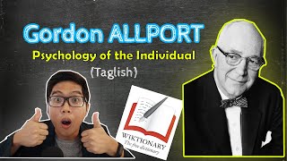 Gordon ALLPORT  Personality of Individual  DISPOSITIONAL Theory  Theories of Personality Taglish [upl. by Donelle]