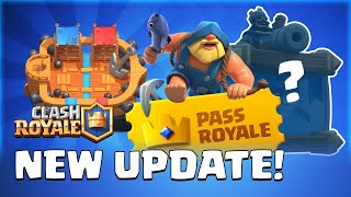 Clash Royale July Update Reveal Season 1 Gameplay  Pass Royale  New Card  TV Royale [upl. by Dranyl581]