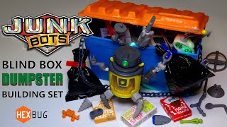 JUNKBOTS Blind Box DUMPSTER Build custom robots from JUNK amp TRASH [upl. by Oedama]