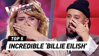 MOST emotional BILLIE EILISH Blind Auditions in The Voice 2020 [upl. by Dyraj]