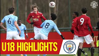 U18 Highlights  Manchester United 42 Manchester City  The Academy [upl. by Georg]