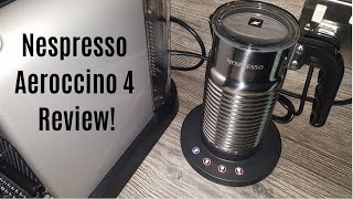 Nespresso Aeroccino 4 Milk Frother Review  Worth upgrading from the Aeroccino 3 [upl. by Maria]