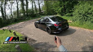 POV 2024 BMW G80 M3 Competition XDRIVE  Country Roads amp Autobahn Pure Drive Vibes [upl. by Lundell]