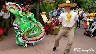 Beautiful Holiday Folklorico Dancers Showcase Mexico at Epcot [upl. by Assirac788]