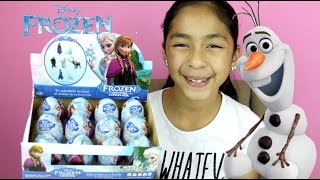 SURPRISE EGGS DISNEY FROZEN CHOCOLATE SURPRISE EGGS B2cutecupcakes [upl. by Rycca]