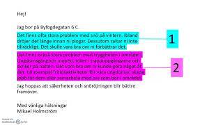 Argumenterande text Ge förslag [upl. by Medeah237]