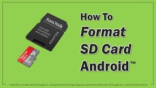 How to Format SD Card on Android [upl. by Gerrilee]