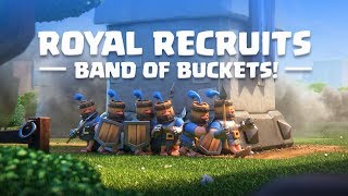 Clash Royale Introducing Royal Recruits New Card [upl. by Llenyaj807]