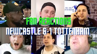 Fan Reactions Newcastle Utd 61 Tottenham  Fan Reactions [upl. by Ahern18]