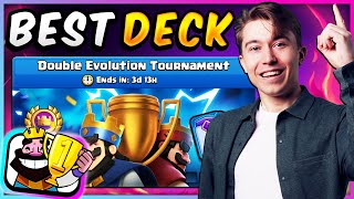 DOUBLE EVOLUTION TOURNAMENT in CLASH ROYALE 🏆 [upl. by Eentihw]