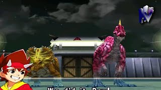 Eucentrosaurus and Alpha Irritator Dinosaur King Arcade Game 古代王者恐竜キング VS Alpha Fortress Hard Mode [upl. by Grim]