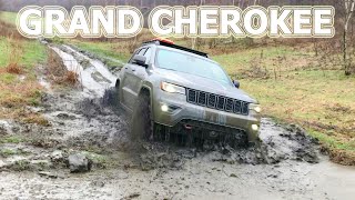 4x4 Off Road 2021 Jeep Grand Cherokee Trailhawk Mudding Rock Crawling [upl. by Acisseg]