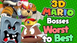 Ranking Every 3D Mario Boss [upl. by Lenoj401]