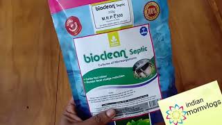 BioClean Septic tank cleaning powder in india [upl. by Nosiram]