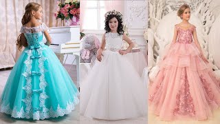 Beautiful Kids Gown Design For 10 to 15 years Girls [upl. by Sirk]