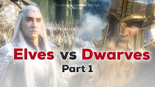 Elves VS Dwarves Battle  The Hobbit The Battle of the Five Armies  Extended Edition 4K  P1 [upl. by Ttnerb]