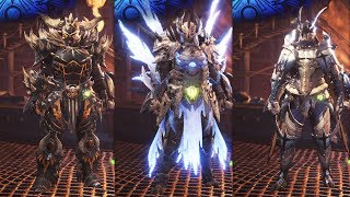 Monster Hunter World  132 Armor Sets Showcase amp Palico Armor Sets Outfits [upl. by Tubb]