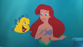 The Little Mermaid Ariels Beginning  How Ariel met Flounder [upl. by Earal]