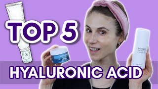 MY TOP 5 HYALURONIC ACID SKIN CARE PRODUCTS DR DRAY [upl. by Aicilif777]