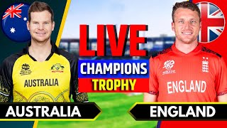 Australia vs England Champions Trophy 2025  Live Cricket Match Today  AUS vs ENG CT Match Live [upl. by Adnovad716]