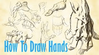 How To Draw HANDS [upl. by Araeic330]