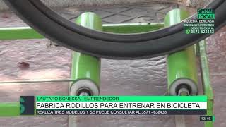 Fabrica rodillos para entrenar en bicicleta Lautaro Bonessa [upl. by Riordan708]