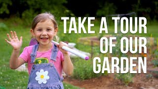 Gardening with Kids  The Garden Tour [upl. by Donia880]