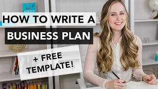 How to Write a Business Plan  Entrepreneurship 101 [upl. by Fariss]