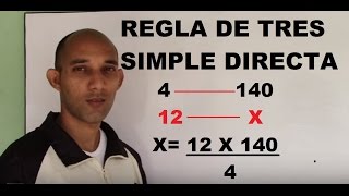 Regla de tres simple directa  Problema 2 [upl. by Drexler]