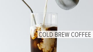 HOW TO MAKE COLD BREW COFFEE  the easy way [upl. by Rudman]