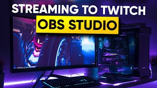 OBS Studio  2018 Ultimate Guide to Streaming to Twitch BEST SETTINGS [upl. by Burnight300]