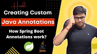 🔥Creating Custom Java Annotations  Hindi [upl. by Anifled]