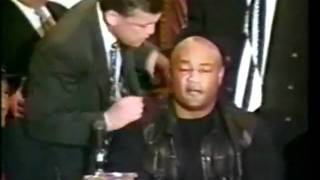 Teddy Atlas yelling and pushing George Foreman [upl. by Bultman]