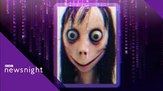 Momo Challenge The viral hoax  BBC Newsnight [upl. by Tartaglia]