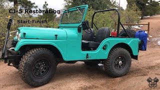 1965 Jeep CJ5 Restoration Full Video [upl. by Patrica]