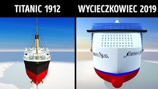 Titanic vs nowoczesne statki wycieczkowe [upl. by Veleda]