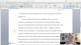 Annotated Bibliography Sample [upl. by Wells]