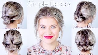 Simple Elegant Updo Hairstyles For Medium Length Hair  Milabu [upl. by Adnarim]