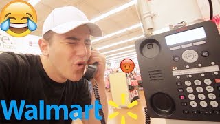 Extreme Funny Noises on the Walmart Intercom KICKED OUT [upl. by Cohn]