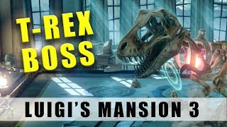 Luigis Mansion 3 TRex boss  How to beat the Floor 9 dinosaur skeleton boss [upl. by Meaghan]