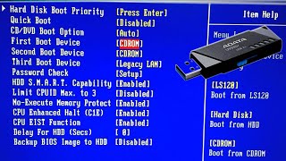 How to Boot From USB Device  Motherboard Bios Setting  Change Bios Boot order  2020 [upl. by Shepperd]