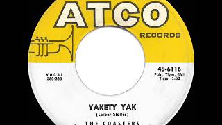 1958 HITS ARCHIVE Yakety Yak  Coasters a 1 record [upl. by Hal954]