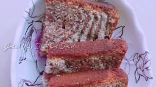 Marble Cake  Zebra Cake Recipe In Malayalam [upl. by Jacinta326]