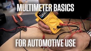 Multimeter basics for automotive use  Hagerty DIY [upl. by Acsisnarf797]