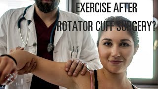 Can you play sports and exercise after rotator cuff surgery [upl. by Wiedmann]