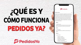 ¿Qué es y Cómo Funciona Pedidos Ya El Delivery de Comida Online [upl. by Ciro376]